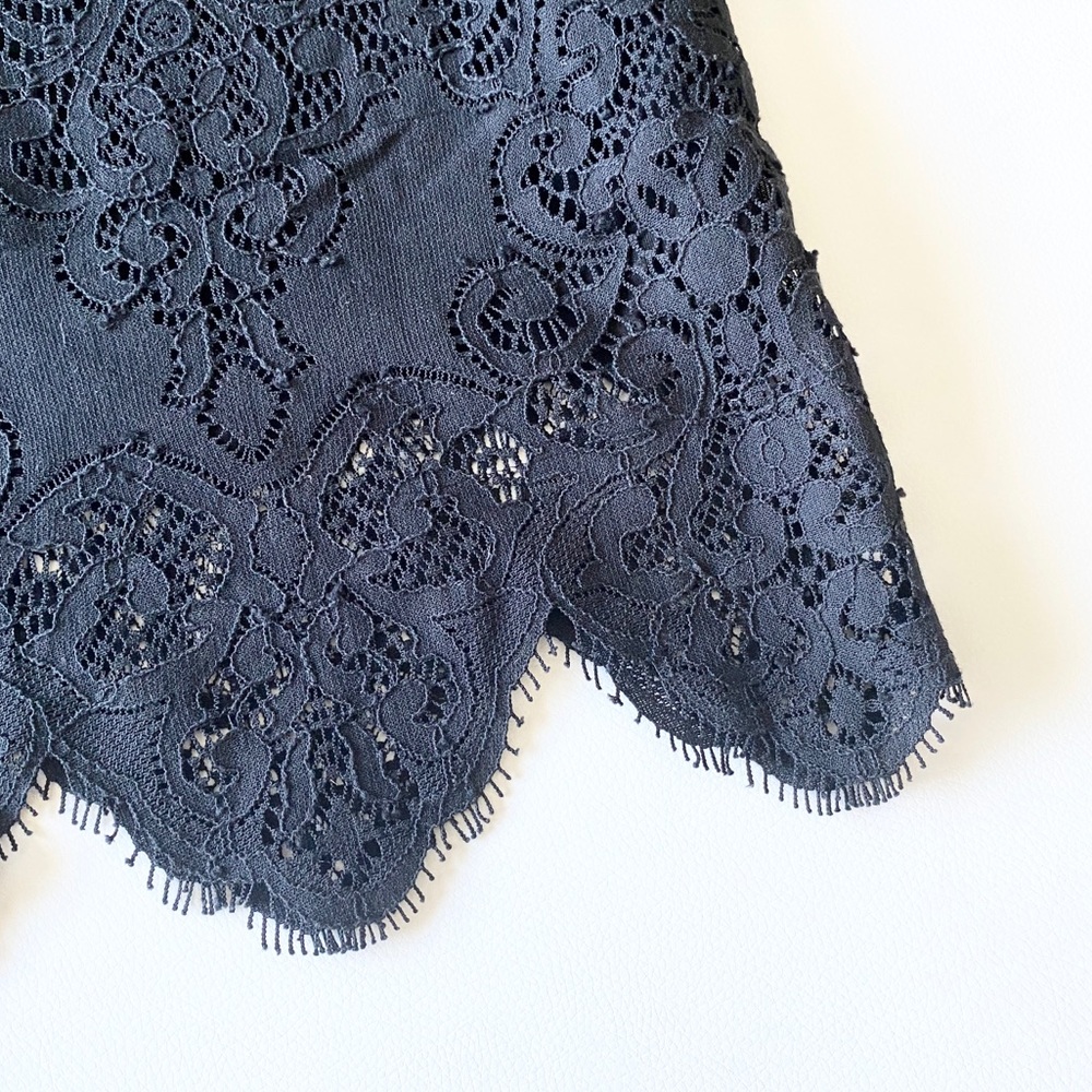 new For Love and Lemons ❦ Midnight Lace Skirt ❦ - Picture 14 of 15